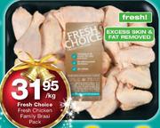 Fresh Choice Fresh Chicken Family Braai Pack-Per Kg