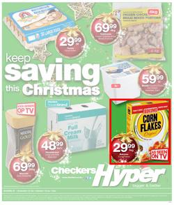Checkers Hyper : Keep Saving This Christmas  (25 Nov - 08 Dec 2013 ), page 1