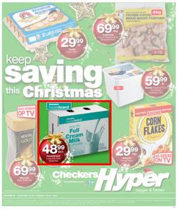 Checkers Hyper : Keep Saving This Christmas  (25 Nov - 08 Dec 2013 ), page 1