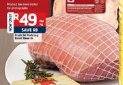 Fresh SA Pork Leg Roast Bone In-Per kg