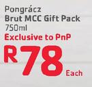 Pongracz Brut Mcc Gift Pack-750Ml