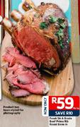 Fresh SA A Grade Beef Prime Rib Roast Bone In-Per Kg