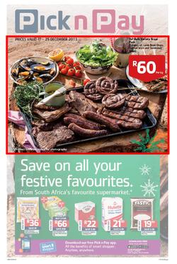 Pick n Pay Gauteng- Save On All Your Festive Favourites (17 Dec - 29 Dec 2013 ), page 1