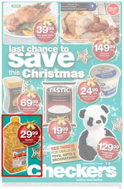 Checkers Eastern Cape : Last Chance To Save This Christmas ( 16 Dec - 29 Dec 2013 ), page 1