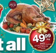 Sadia Whole Frozen Turkey With Pop-Up Timer-Per Kg