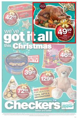 checkers Gauteng : We've Got It All This Christmas ( 08 Dec - 24 Dec 2013 ), page 1