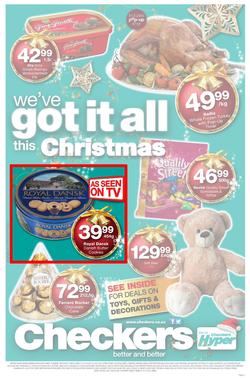 checkers Gauteng : We've Got It All This Christmas ( 08 Dec - 24 Dec 2013 ), page 1