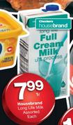 Housebrand Long Life Milk-1Ltr