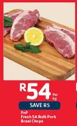 PnP Fresh SA Bulk Pork Braai Chops-Per Kg