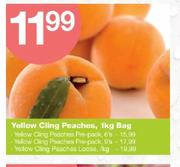 Yellow Cling Peaches Pre-pack-9's
