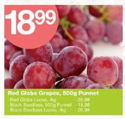 Red Globe Grapes-500g Punnet