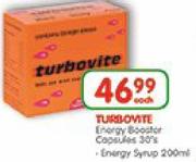 Turbovite Energy Booster Capsules-30's