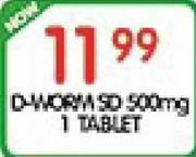 D-Worm SD 500mg 1 Tablet