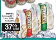 Redd's Original/Dry Cider NRB-6x330ml Per Pack