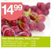 Red Globe Grapes-500g Punnet