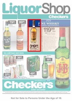 Checkers KwaZulu -Natal : Liquor Shop Specials ( 19 Jan - 02 Feb 2014 ), page 1