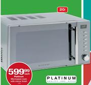Platinum 20L Microwave Oven With Mirror Finish