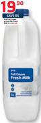 PnP Full Cream Or Low Fat Fresh Milk-3L