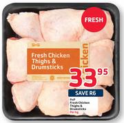 PnP Fresh Chicken Thighs & Drumsticks-Per Kg