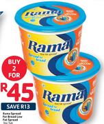 Rama Spread For Bread Low Fat Spread-2x1Kg Tub