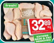 Fresh Choice Fresh Chicken Family Braai Pack-Per Kg