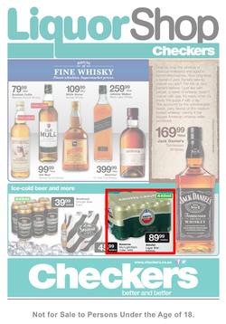 Checkers Gauteng : Liquor Shop Specials ( 24 Feb - 09 Mar 2014 ), page 1