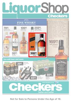 Checkers Gauteng : Liquor Shop Specials ( 24 Feb - 09 Mar 2014 ), page 1