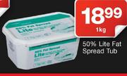 50% Lite Fat Spread Tub-1Kg