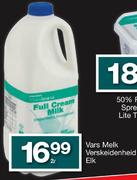 Vars Melk Verskeidenheid-2L Elk