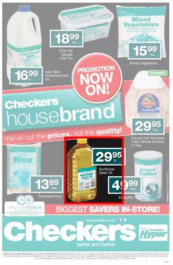 Checkers Western Cape : Housebrand Specials (12 Mar - 23 Mar 2014), page 1