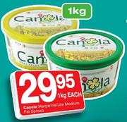 Canola Margarine/Lite Medium Fat Spread-1kg Each