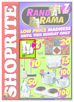 Shoprite WC Rand a Rama (27 Feb - 4 Mar), page 1