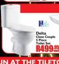 Delta Close Couple Toilet Set-5 Piece Each