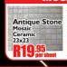 Antique Stone Mosaic Ceramic-23x23 Per Sheet