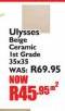 Ulysses Beige Ceramic 1st Grade-35x35 Sqm