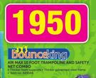 BounceKing Air Max 10 Foot Trampoline And Safety Net Combo