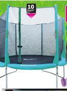 BounceKing Air Max 10 Foot Trampoline And Safety Net Combo
