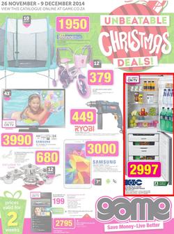 Game : Unbeatable Christmas Deals (26 Nov - 9 Dec 2014), page 1