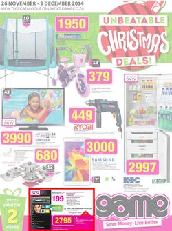 Game : Unbeatable Christmas Deals (26 Nov - 9 Dec 2014), page 1