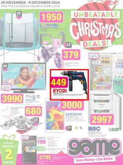 Game : Unbeatable Christmas Deals (26 Nov - 9 Dec 2014), page 1