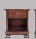 1 Drawer Pedestal In Antique Stain