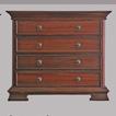 4 Drawer Chest Of Drawers In Antique Stain 