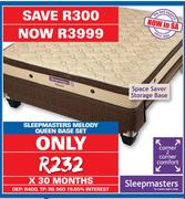 Sleepmasters Melody Queen Base Set