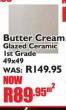 Butter Cream Glazed Ceramic Ist Grade 49 x 49-per sqm