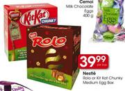 Nestle Rolo Or Kit Kat Chunky Medium Egg Box-Per Pack