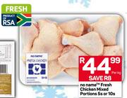 No Name Fresh Chicken Mixed Portions 5's Or 10's-Per Kg