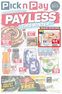 Pick n Pay Eastern Cape : Pay Less This Winter (20 May - 26 May 2019), page 1