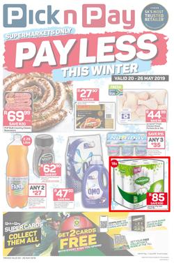 Pick n Pay Eastern Cape : Pay Less This Winter (20 May - 26 May 2019), page 1
