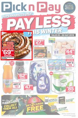 Pick n Pay Eastern Cape : Pay Less This Winter (20 May - 26 May 2019), page 1