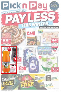 Pick n Pay Eastern Cape : Pay Less This Winter (20 May - 26 May 2019), page 1